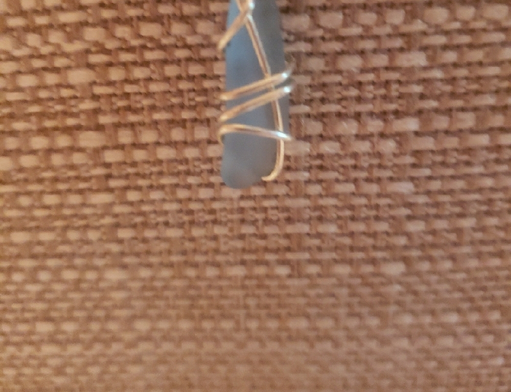 Handmade Seaglass Pendant & Necklace - Picture 4 of 6